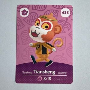Animal Crossing Amiibo Card - Tiansheng - 435